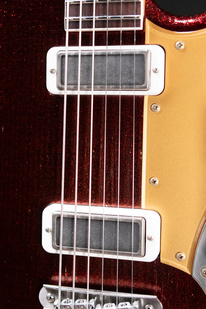 Novo Custom Shop Serus J Baritone Electric Guitar - Root Beer Sparkle with Gig Bag