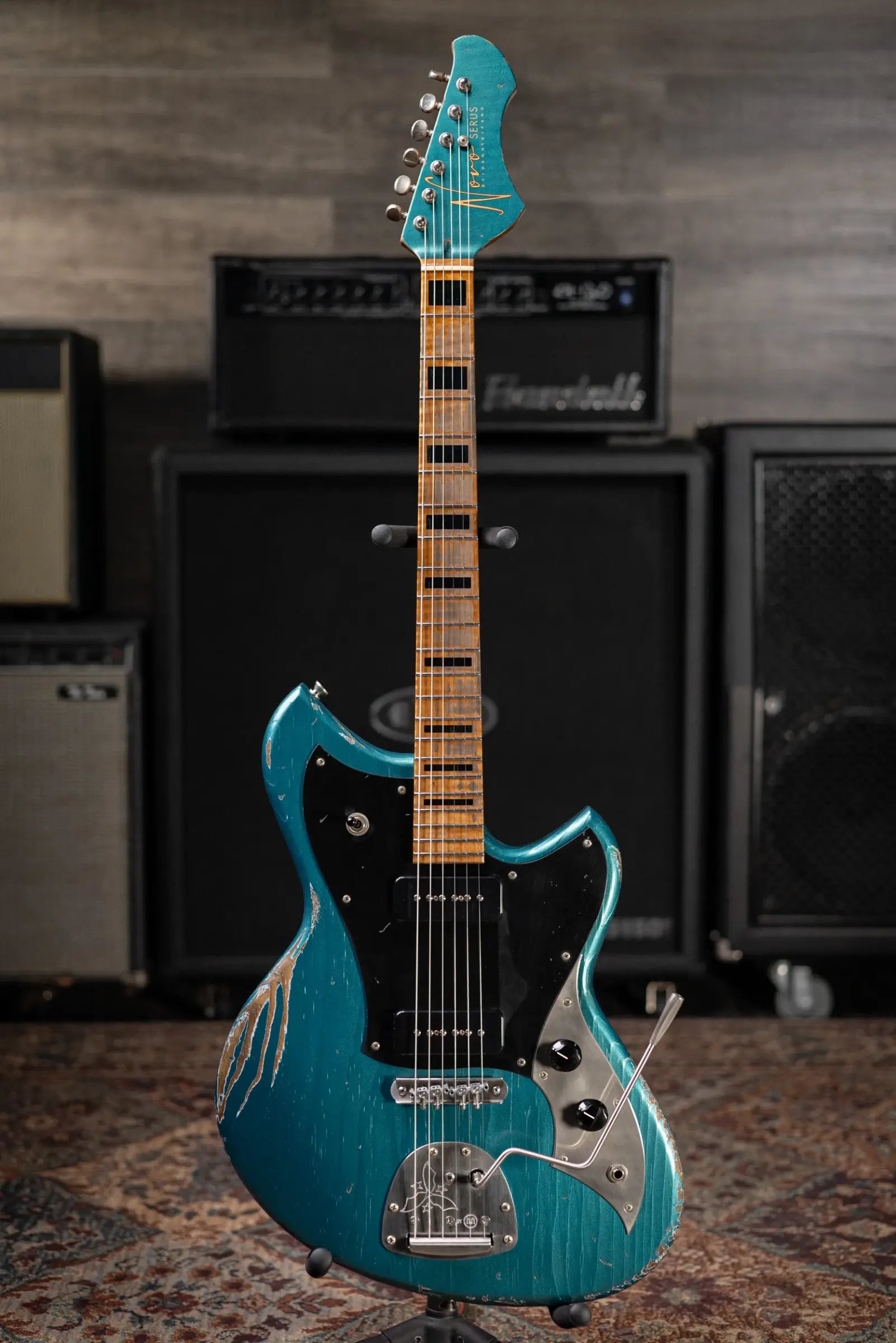 Novo Custom Shop Serus J Electric Guitar - Ocean Turquoise with Gig Bag