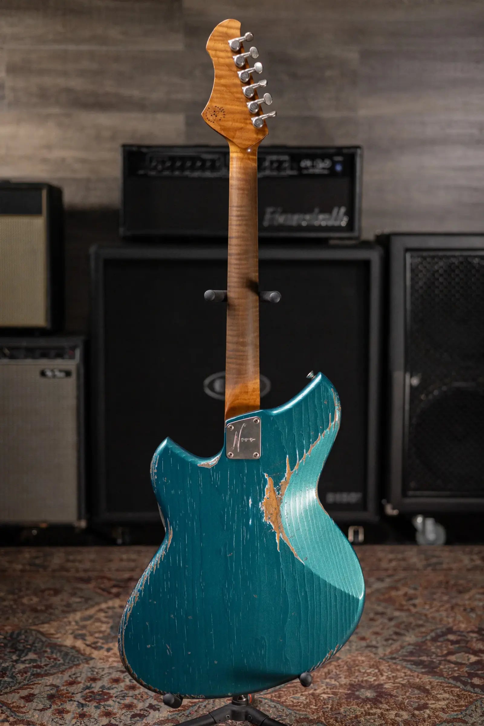 Novo Custom Shop Serus J Electric Guitar - Ocean Turquoise with Gig Bag