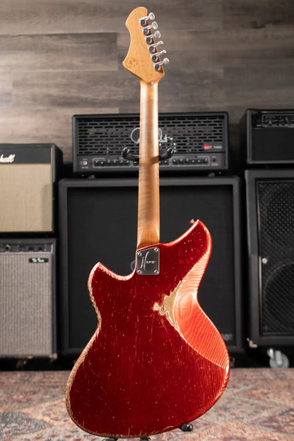 Novo Custom Shop Serus J Medium Distress Electric Guitar - Candy Apple Red with Gig Bag