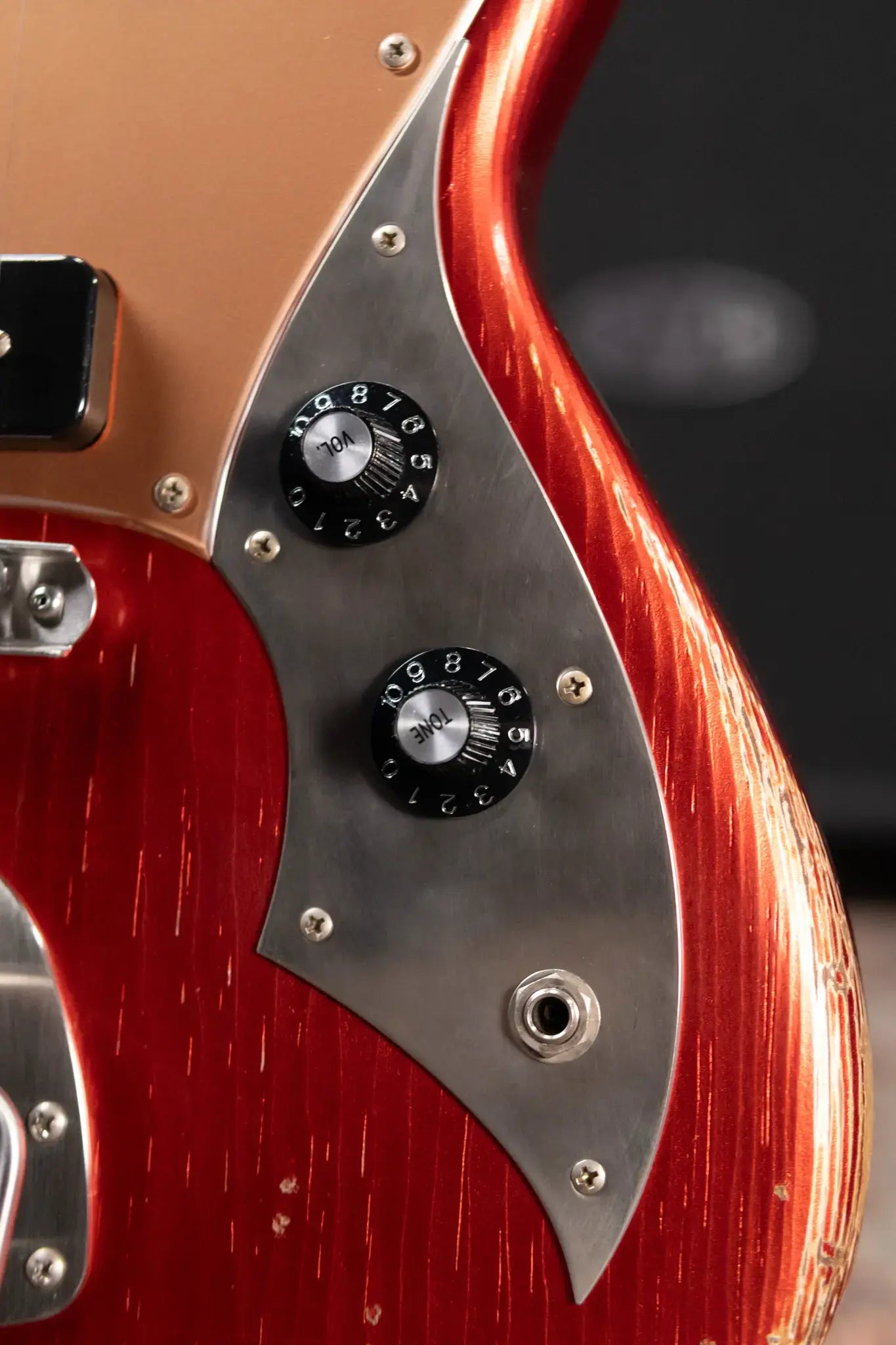 Novo Custom Shop Serus J Medium Distress Electric Guitar - Candy Apple Red with Gig Bag