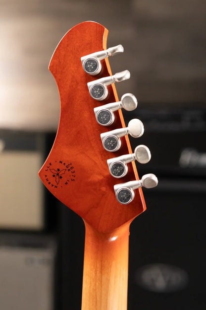 Novo Custom Shop Solus H2 Electric Guitar - Firebird Burst with Gig Bag