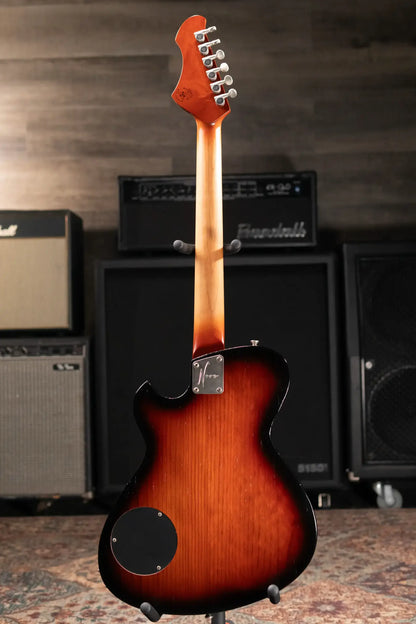 Novo Custom Shop Solus H2 Electric Guitar - Firebird Burst with Gig Bag