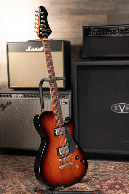 Novo Custom Shop Solus H2 Electric Guitar - Firebird Burst with Gig Bag