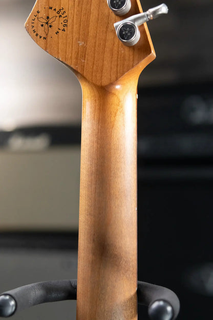 Novo Custom Shop Solus M1 Electric Guitar - Lake Como Blue over '64 3-Tone Burst with Gig Bag