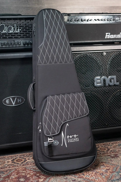 Novo Custom Shop Solus M1 Electric Guitar - Lake Como Blue over '64 3-Tone Burst with Gig Bag