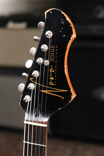 Novo Custom Shop Solus M1 Electric Guitar - Nicotine Blonde with Softshell Case