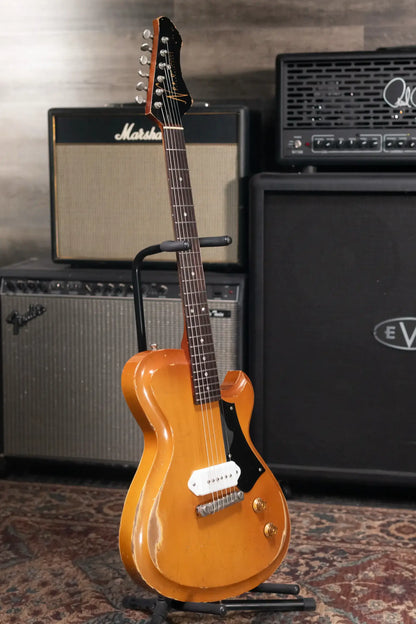 Novo Custom Shop Solus M1 Electric Guitar - Nicotine Blonde with Softshell Case