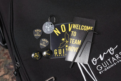 Novo Custom Shop Solus M1 Electric Guitar - Nicotine Blonde with Softshell Case