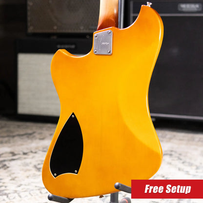 Novo Custom Shop Voltur J Electric Guitar - Nicotine Blonde with Gig Bag