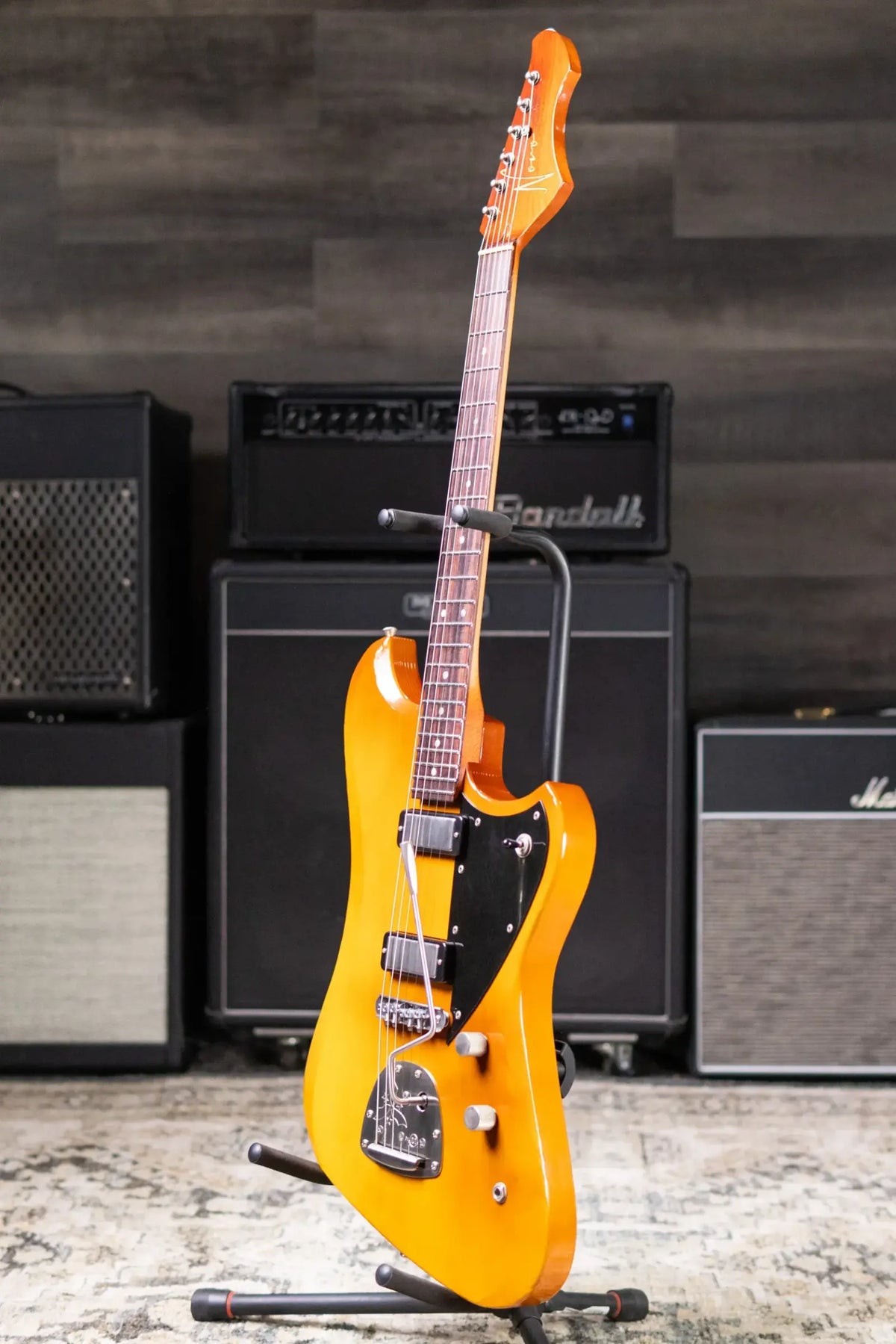 Novo Custom Shop Voltur J Electric Guitar - Nicotine Blonde with Gig Bag