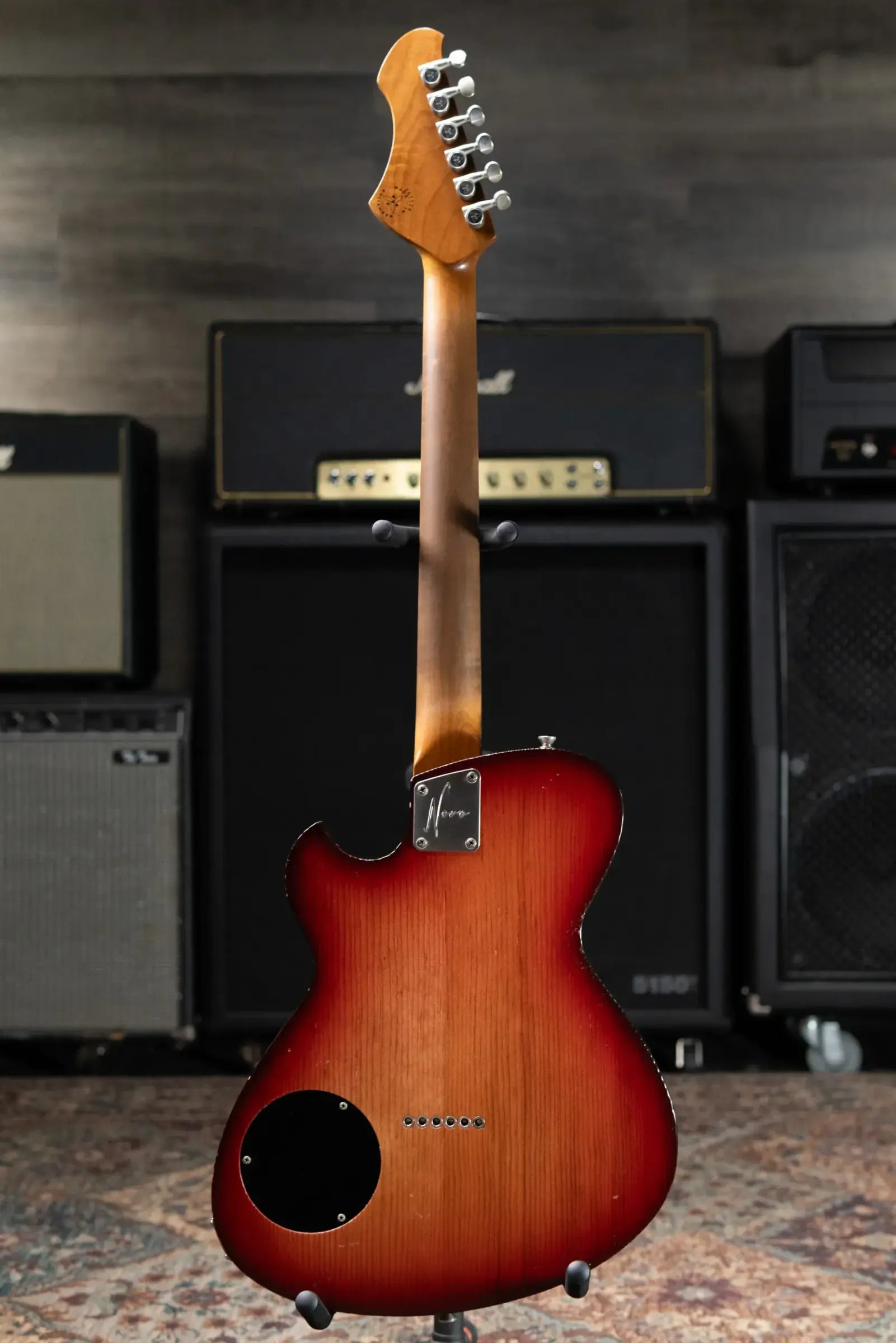Novo Custom Solus F2 Electric Guitar - Bonfire with Gig Bag