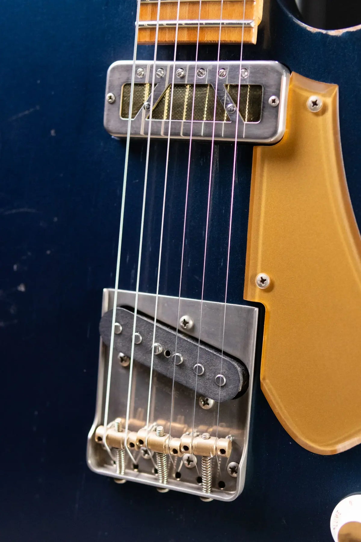 Novo Custom Solus F2 Electric Guitar - Lake Como Blue with Gig Bag