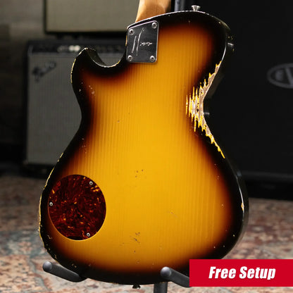 Novo Custom Solus M1 Electric Guitar - TV Burst with Gig Bag