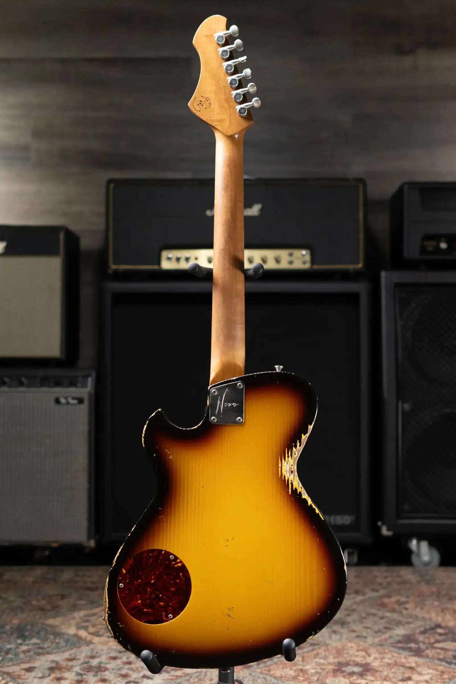 Novo Custom Solus M1 Electric Guitar - TV Burst with Gig Bag