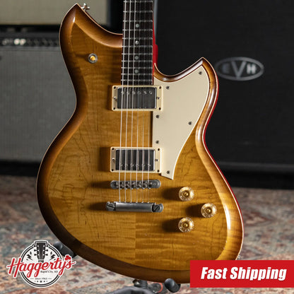 Novo Dealer Limited Chambered Serus H2 Electric Guitar - Dirty Lemon Burst with Gig Bag