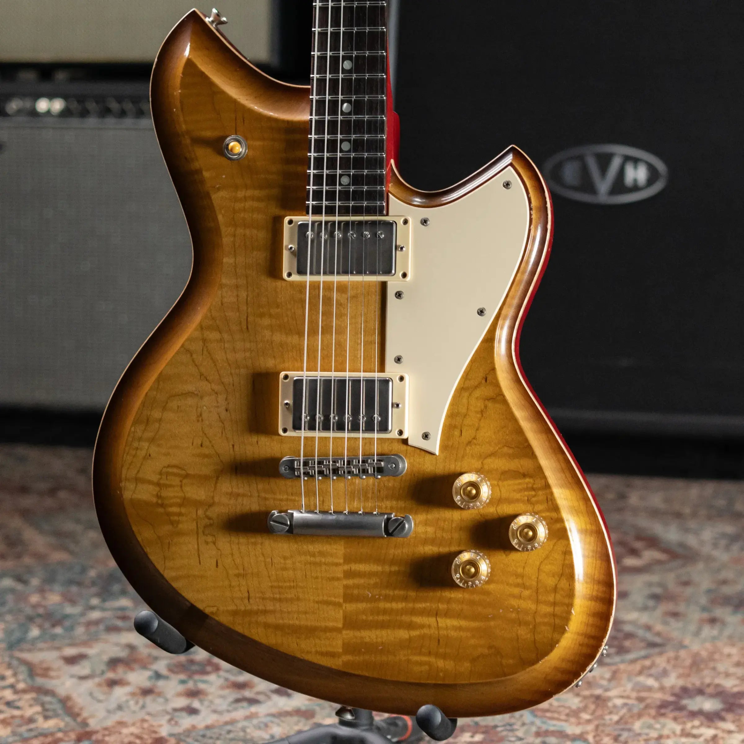 Novo Dealer Limited Chambered Serus H2 Electric Guitar - Dirty Lemon Burst with Gig Bag