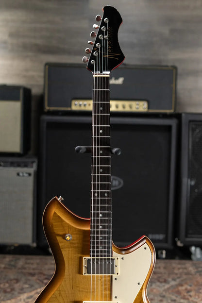 Novo Dealer Limited Chambered Serus H2 Electric Guitar - Dirty Lemon Burst with Gig Bag