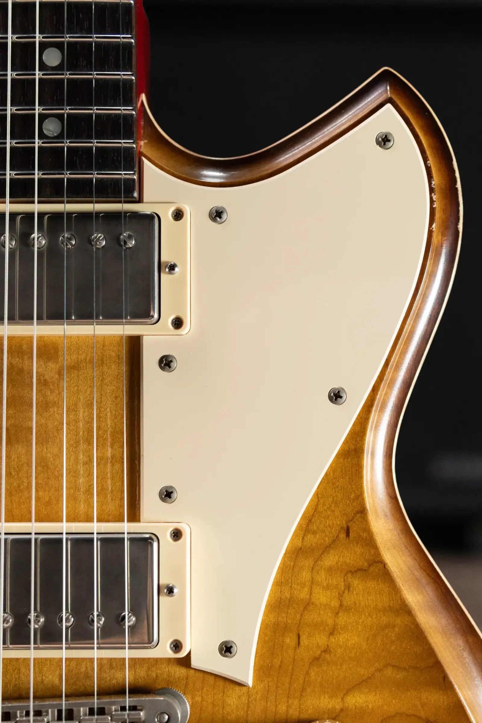 Novo Dealer Limited Chambered Serus H2 Electric Guitar - Dirty Lemon Burst with Gig Bag