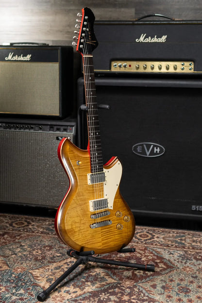 Novo Dealer Limited Chambered Serus H2 Electric Guitar - Dirty Lemon Burst with Gig Bag