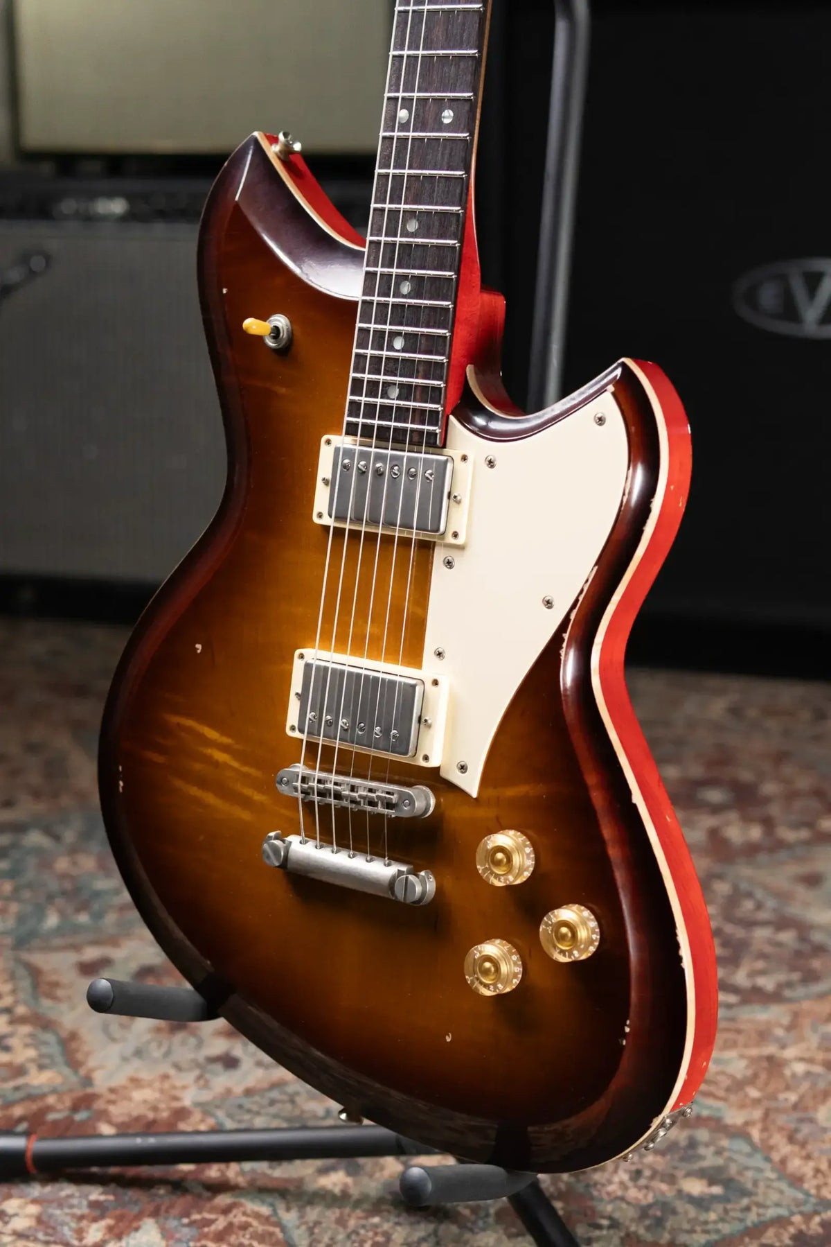 Novo Dealer Limited Chambered Serus H2 Electric Guitar - Tobacco Burst/Faded Cherry Back with Gig Bag