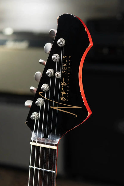 Novo Dealer Limited Chambered Serus H2 Electric Guitar - Tobacco Burst/Faded Cherry Back with Gig Bag