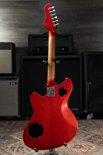 Novo Dealer Limited Chambered Serus H2 Electric Guitar - Tobacco Burst/Faded Cherry Back with Gig Bag