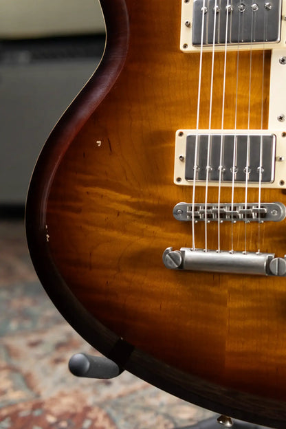 Novo Dealer Limited Chambered Serus H2 Electric Guitar - Tobacco Burst/Faded Cherry Back with Gig Bag