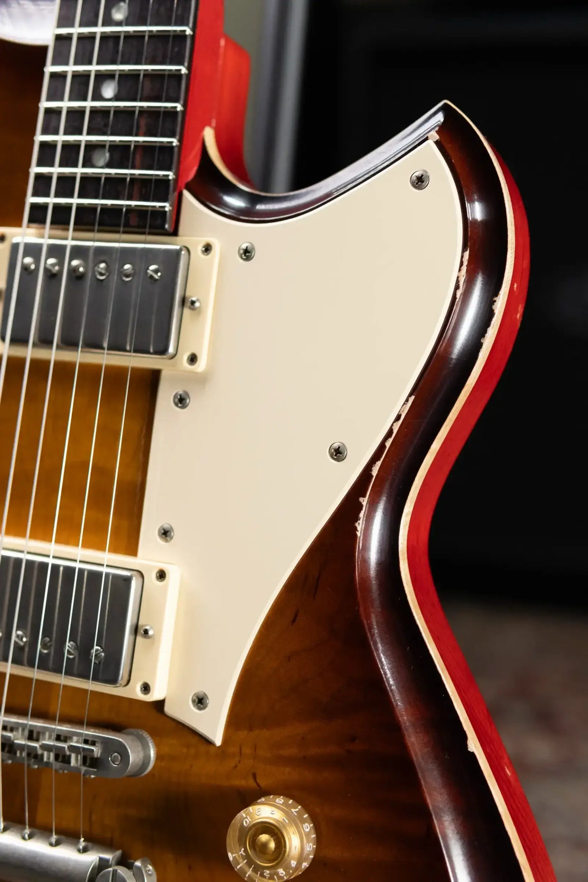 Novo Dealer Limited Chambered Serus H2 Electric Guitar - Tobacco Burst/Faded Cherry Back with Gig Bag