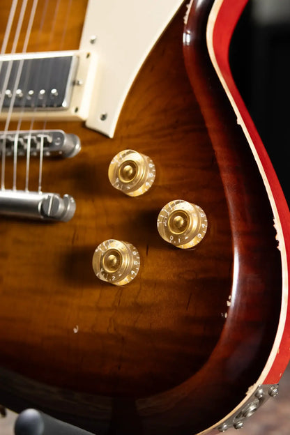 Novo Dealer Limited Chambered Serus H2 Electric Guitar - Tobacco Burst/Faded Cherry Back with Gig Bag