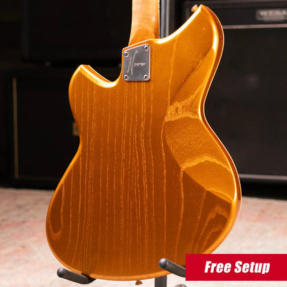 Novo Miris H2 Semi-Hollow Electric Guitar - Aztec Gold with Softshell Gig Bag