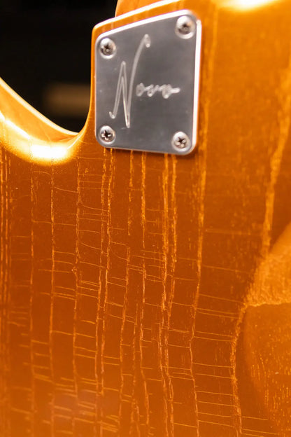 Novo Miris H2 Semi-Hollow Electric Guitar - Aztec Gold with Softshell Gig Bag