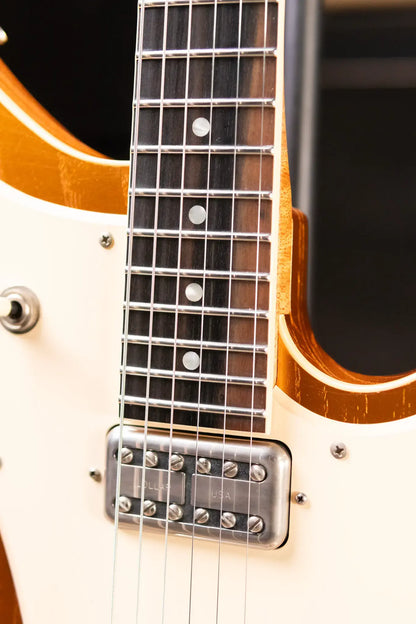 Novo Miris H2 Semi-Hollow Electric Guitar - Aztec Gold with Softshell Gig Bag