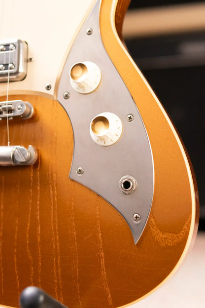 Novo Miris H2 Semi-Hollow Electric Guitar - Aztec Gold with Softshell Gig Bag