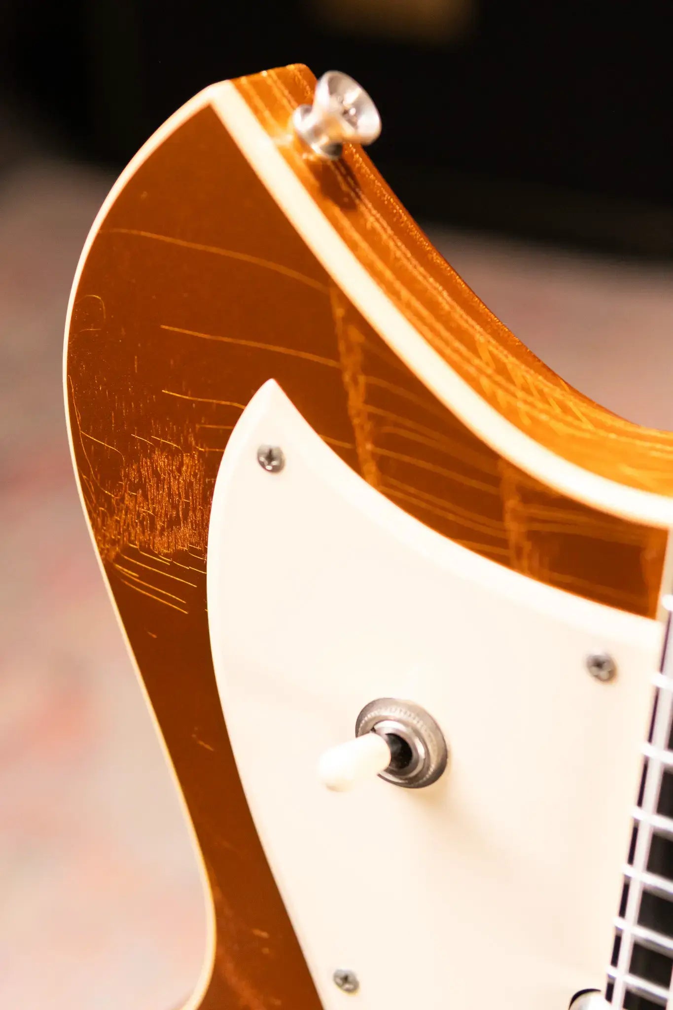 Novo Miris H2 Semi-Hollow Electric Guitar - Aztec Gold with Softshell Gig Bag