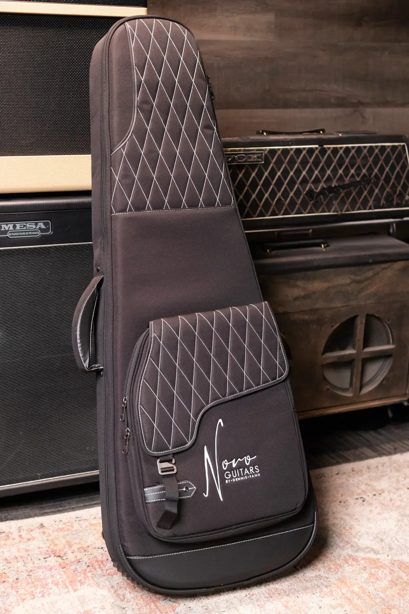 Novo Miris H2 Semi-Hollow Electric Guitar - Aztec Gold with Softshell Gig Bag