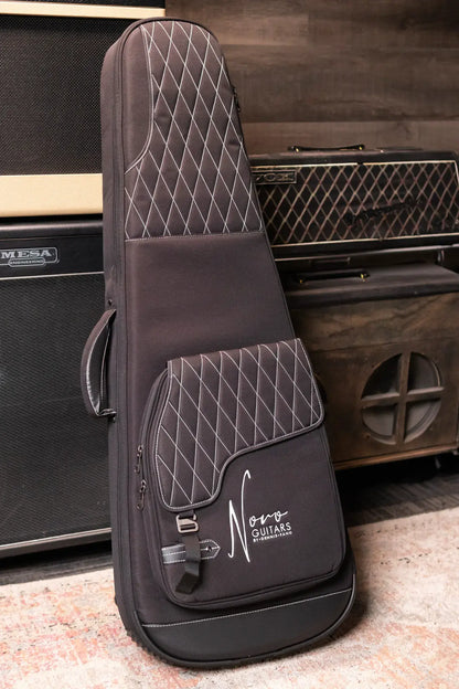 Novo Miris H2 Semi-Hollow Electric Guitar - Aztec Gold with Softshell Gig Bag