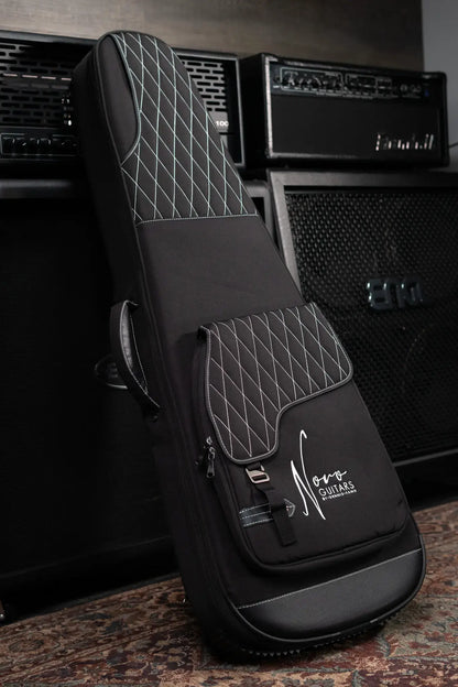 Novo Miris P2 Semi-Hollow Electric Guitar - Purple Stranger Burst with Softshell Gig Bag