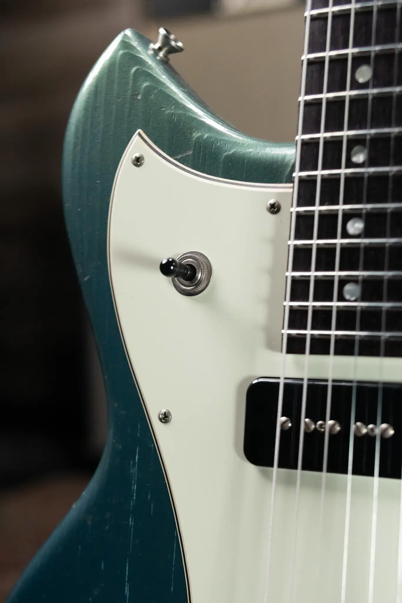 Novo Serus J Custom Electric Guitar - Aged Pelham Blue with Gig Bag