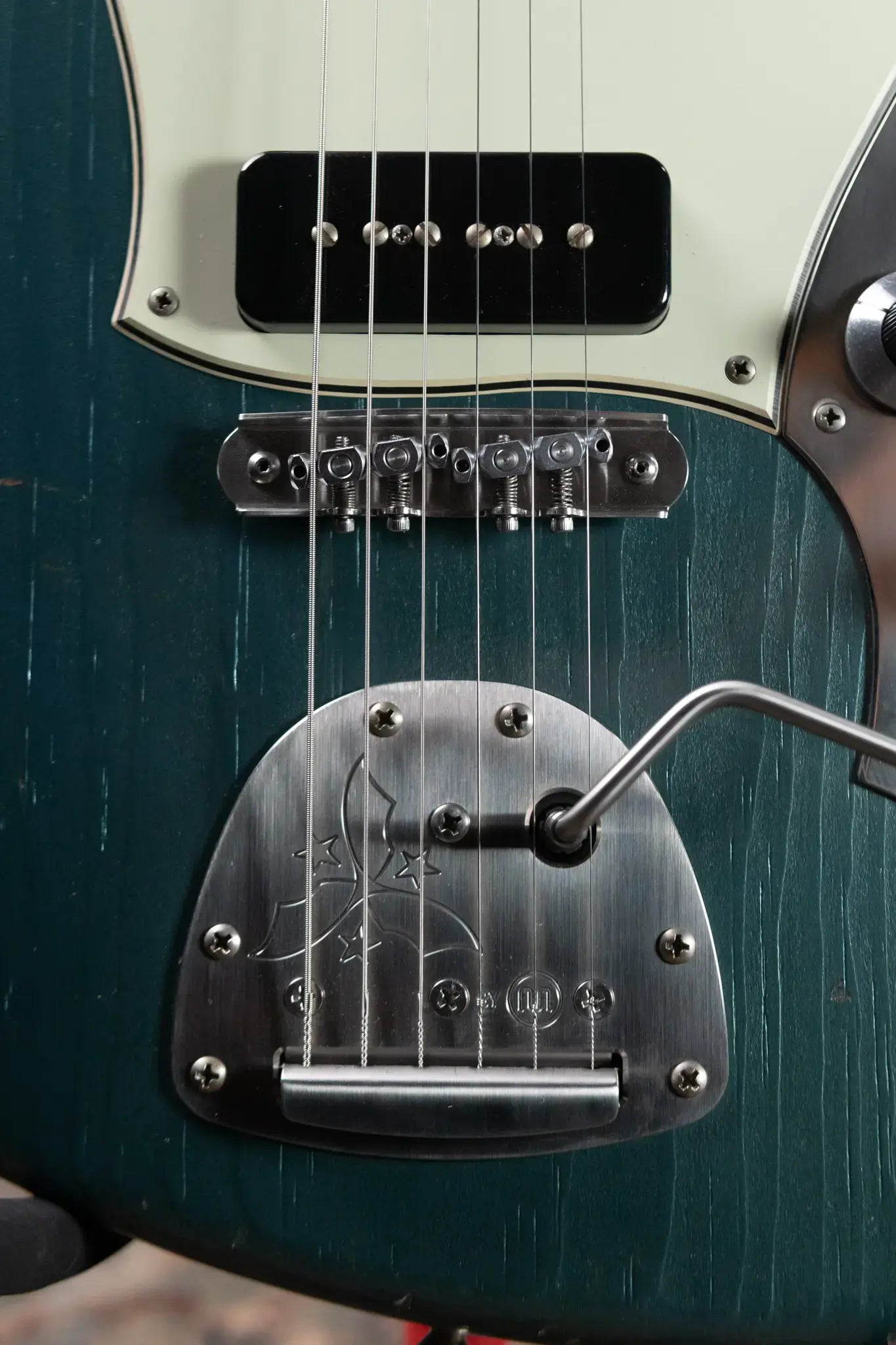 Novo Serus J Custom Electric Guitar - Aged Pelham Blue with Gig Bag