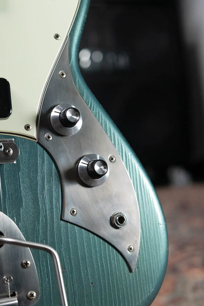 Novo Serus J Custom Electric Guitar - Aged Pelham Blue with Gig Bag
