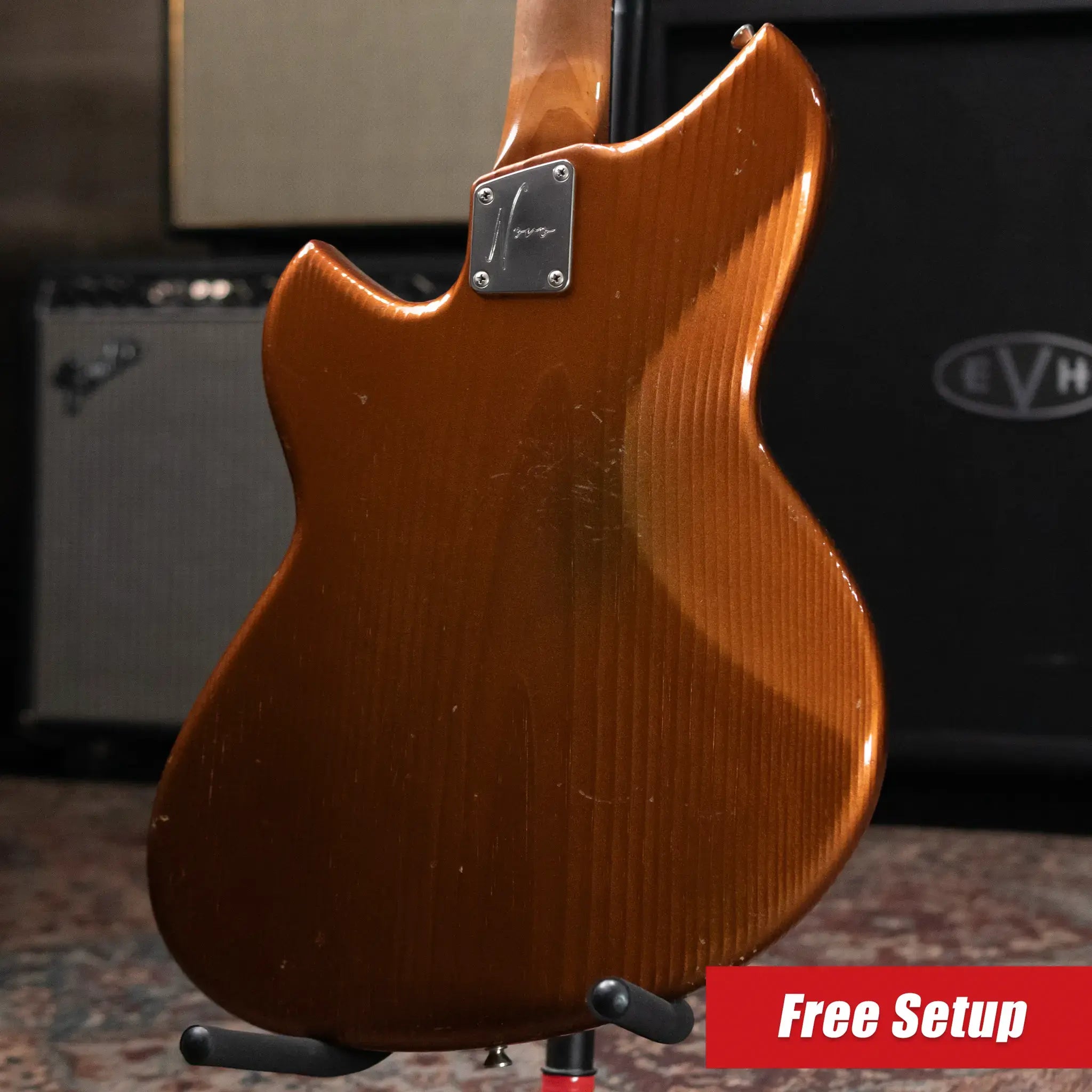 Novo Serus J Custom Electric Guitar - Copper with Gig Bag