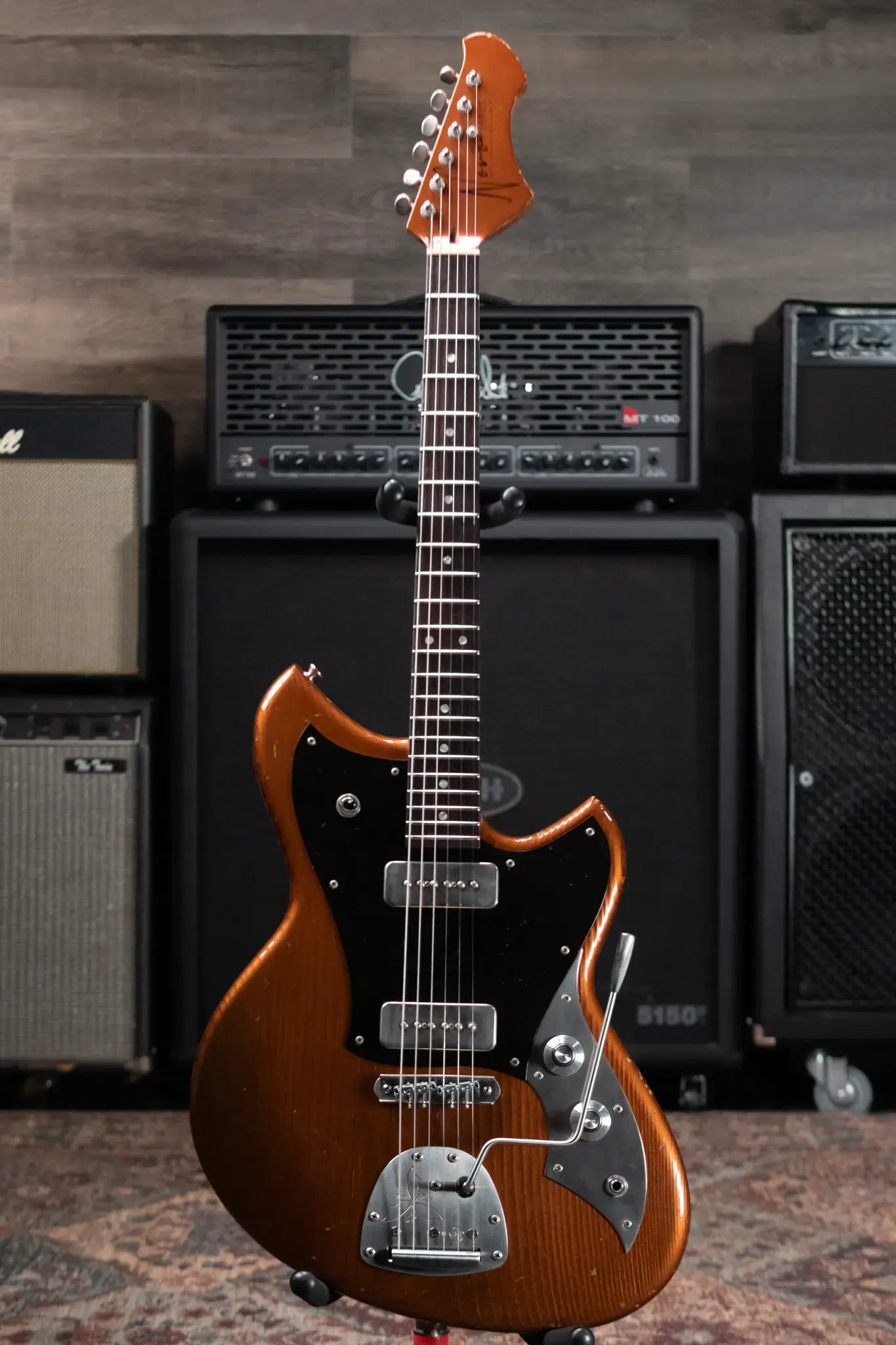Novo Serus J Custom Electric Guitar - Copper with Gig Bag