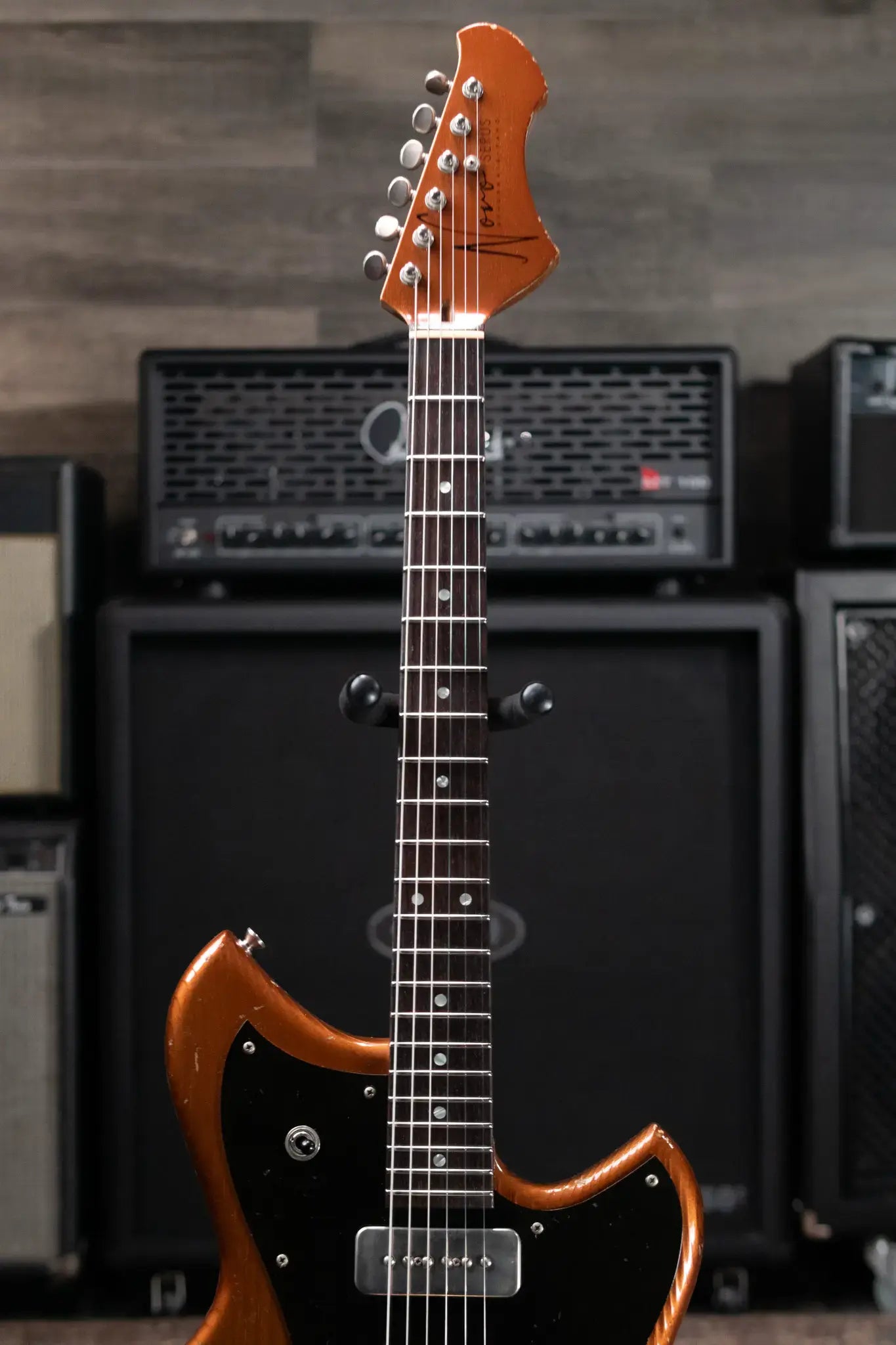 Novo Serus J Custom Electric Guitar - Copper with Gig Bag