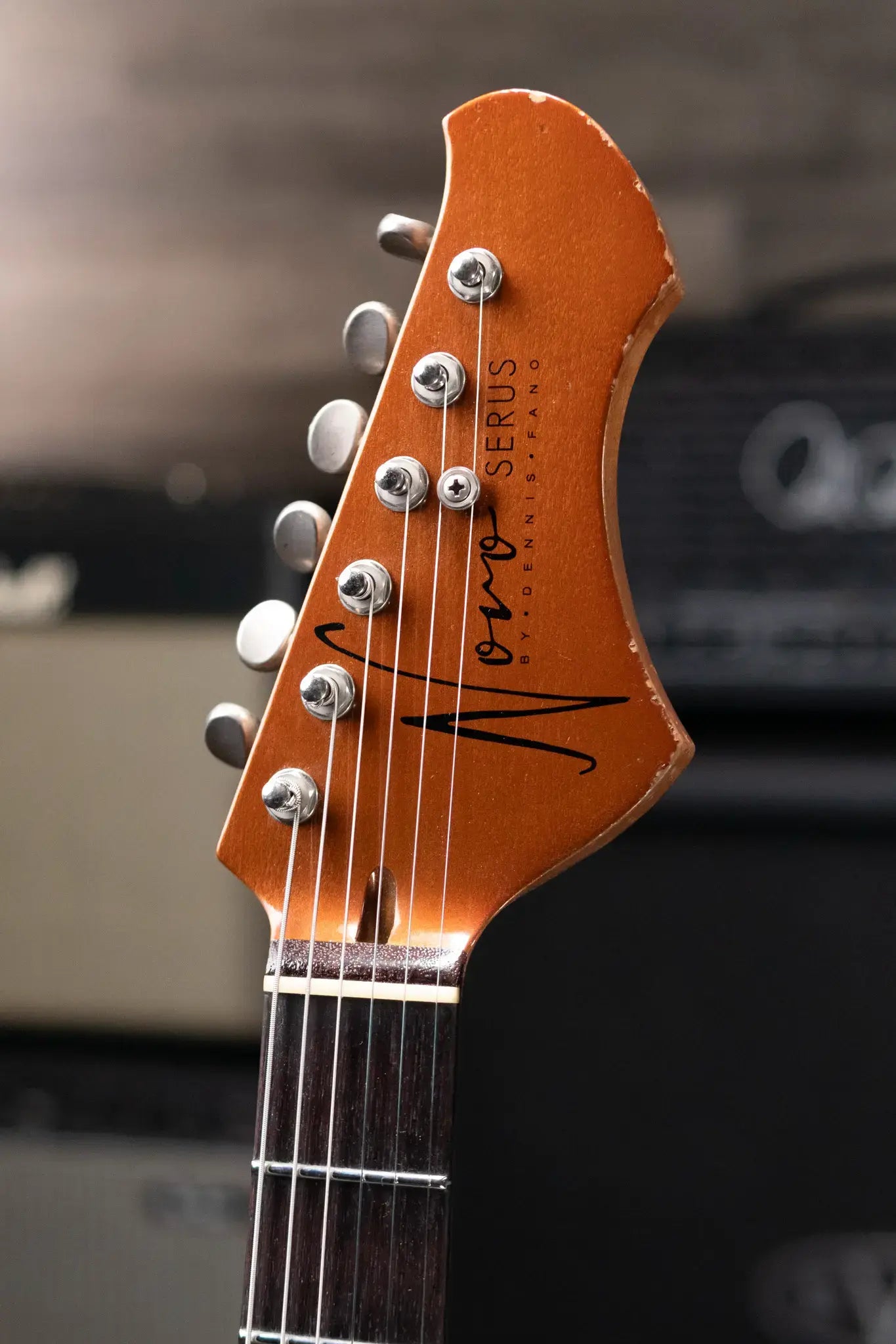 Novo Serus J Custom Electric Guitar - Copper with Gig Bag