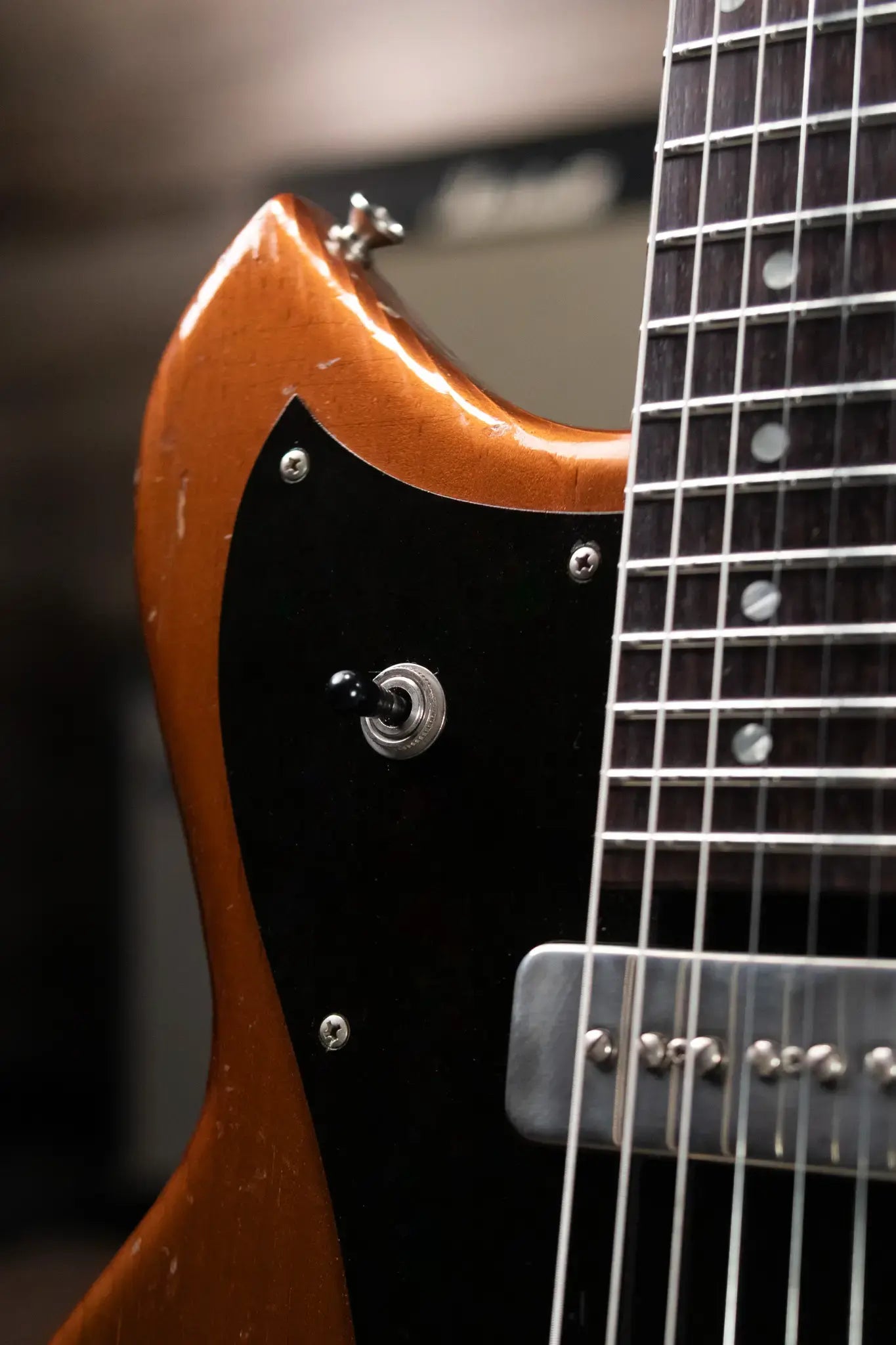 Novo Serus J Custom Electric Guitar - Copper with Gig Bag