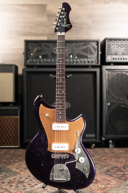 Novo Serus J Custom Electric Guitar - Purple Stranger with Gig Bag