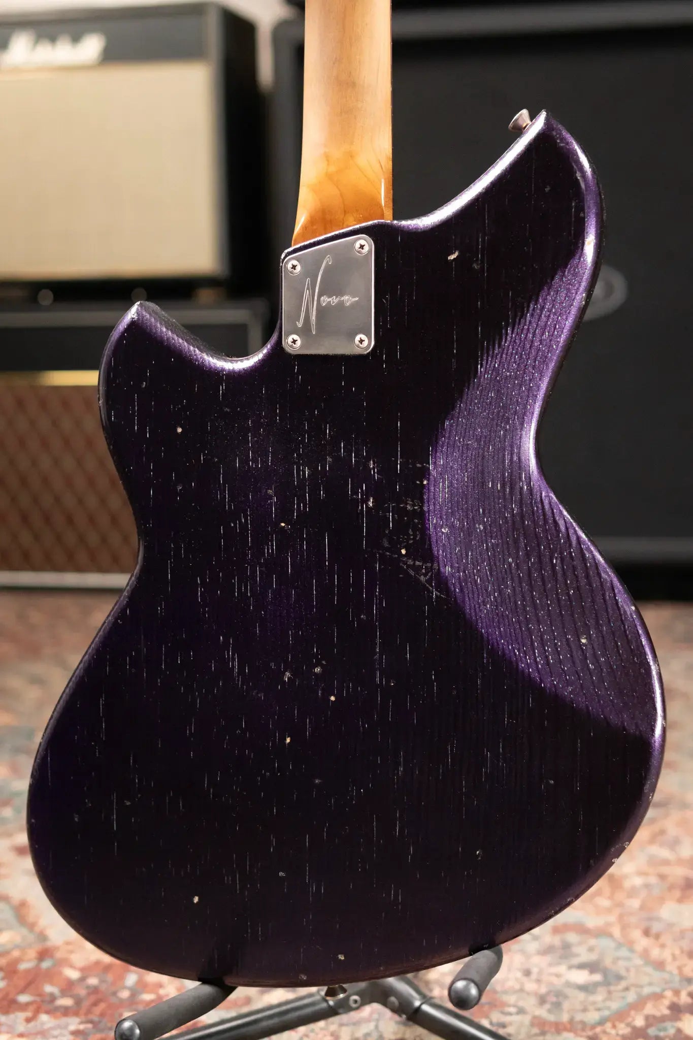 Novo Serus J Custom Electric Guitar - Purple Stranger with Gig Bag