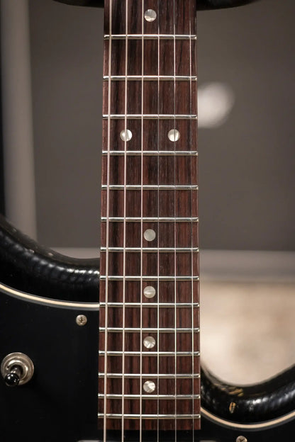 Novo Serus J Dealer Limited Electric Guitar - Bull Black over '64 3-Tone Burst with Gig Bag