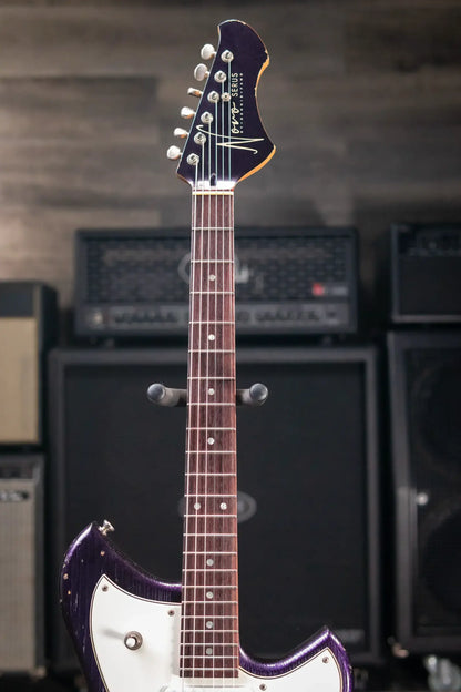 Novo Serus J Electric Guitar Purple Stranger with Softshell Case - Used